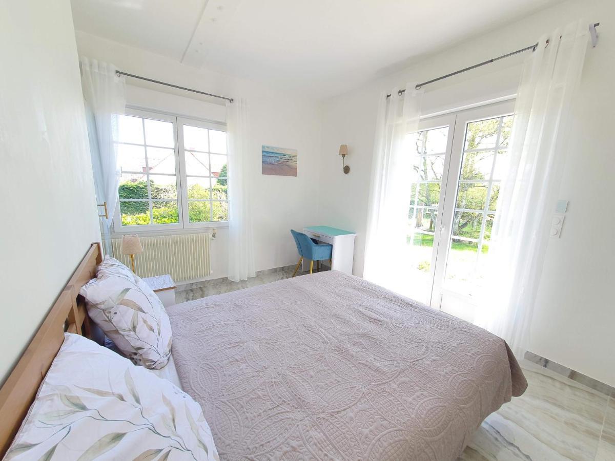Logement Entier Avec Grand Jardin Et Parking Wifi 6 Et Fibre Berck Esterno foto